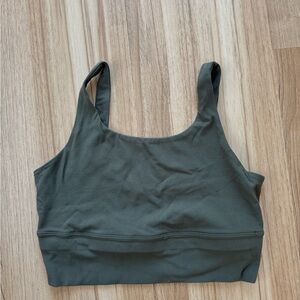 Nike Olive Dri-FIT Tank Top